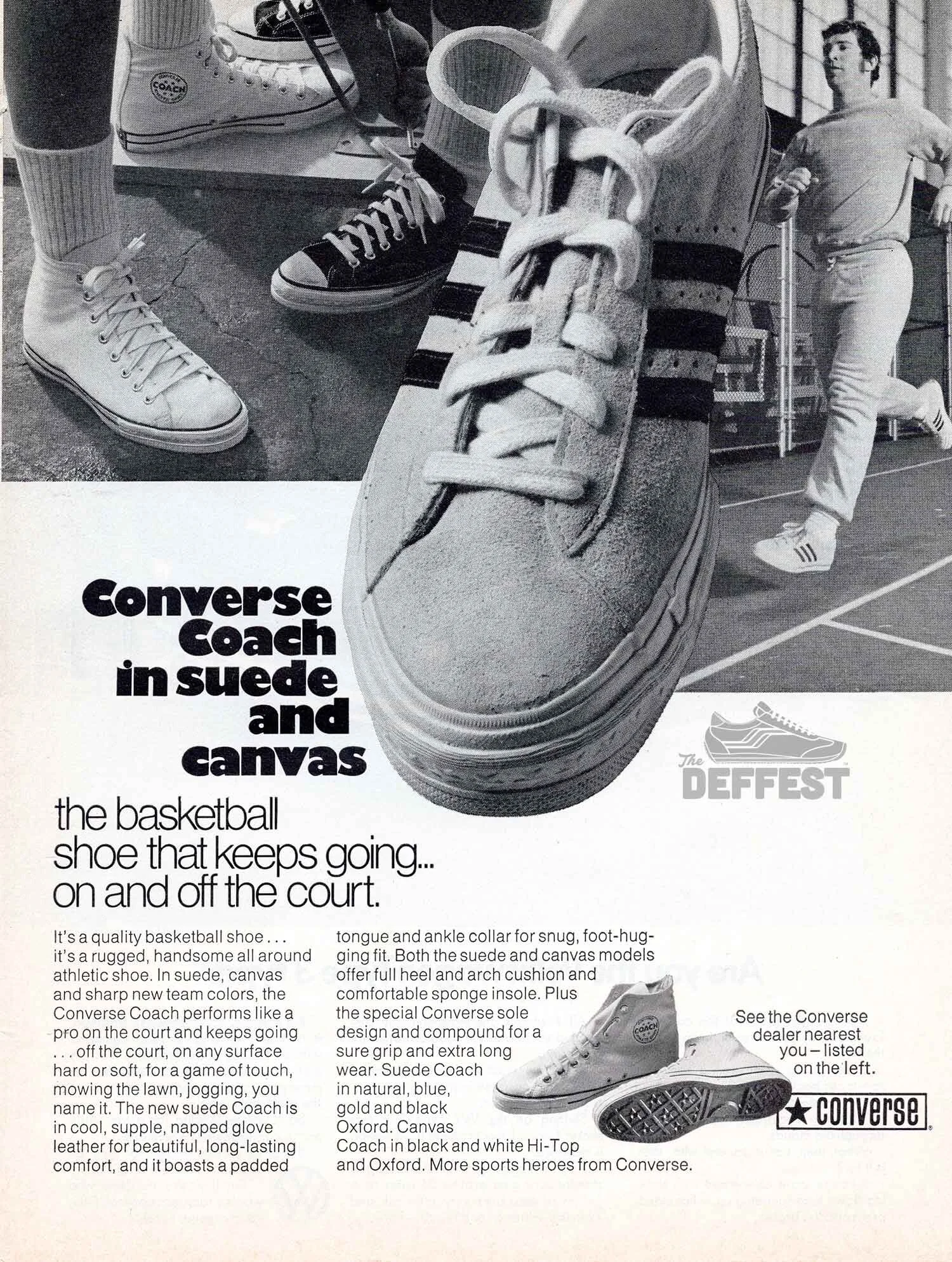The Deffest . A vintage and retro sneaker blog. Converse Coach 3
